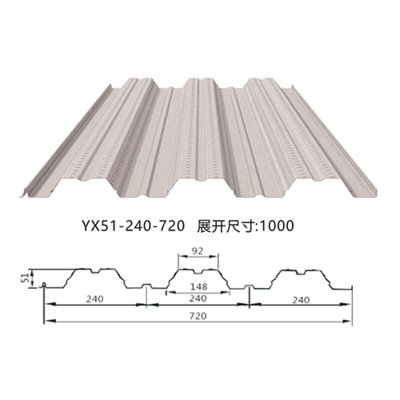 YX51-240-720楼承板